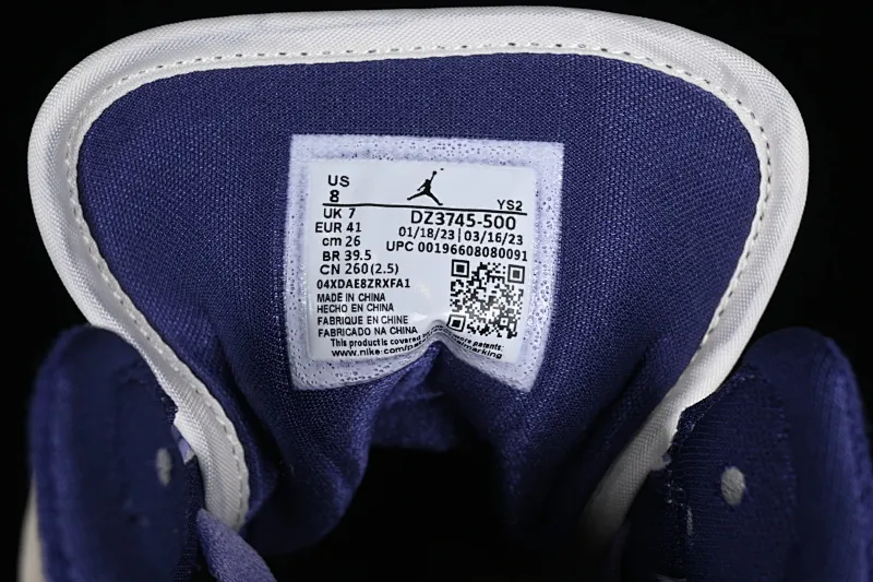 All categories Air Jordan Jordan series basketball shoes Air Jordan 1 Mid Air Jordan 1 Mid "Sky Purple" AJ1 Joe 1 various purple Chinese casual sneakers DZ3745-500